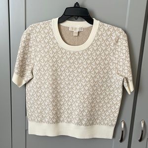 MK Logo Knit Top